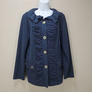 Neon Buddha Button-Up Lightweight Cardigan Jacket